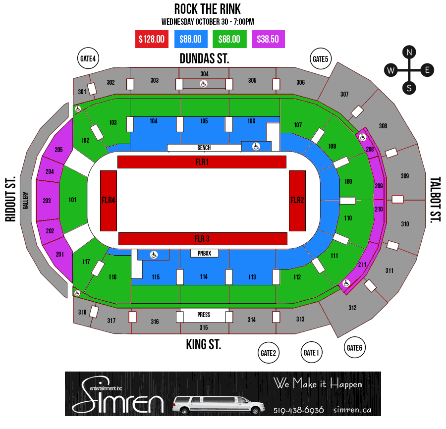 The Scope Arena Seating Chart